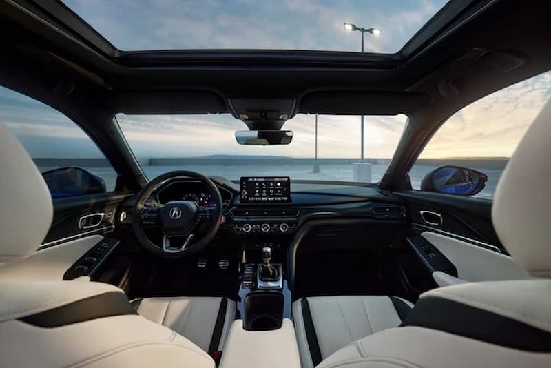 Acura Integra 2022 có không gian nội thất tương đồng với Honda Civic Si