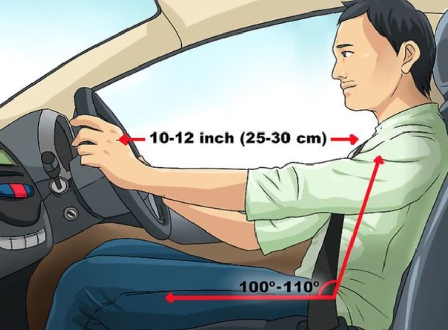 Bạn hãy đảm bảo khi lái xe, mình đã ngồi tư thế đúng và thoải mái nhất có thể