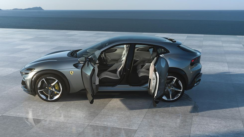 Ferrari Purosangue 2023 là mẫu xe thu hút sự chú ý của giới thượng lưu