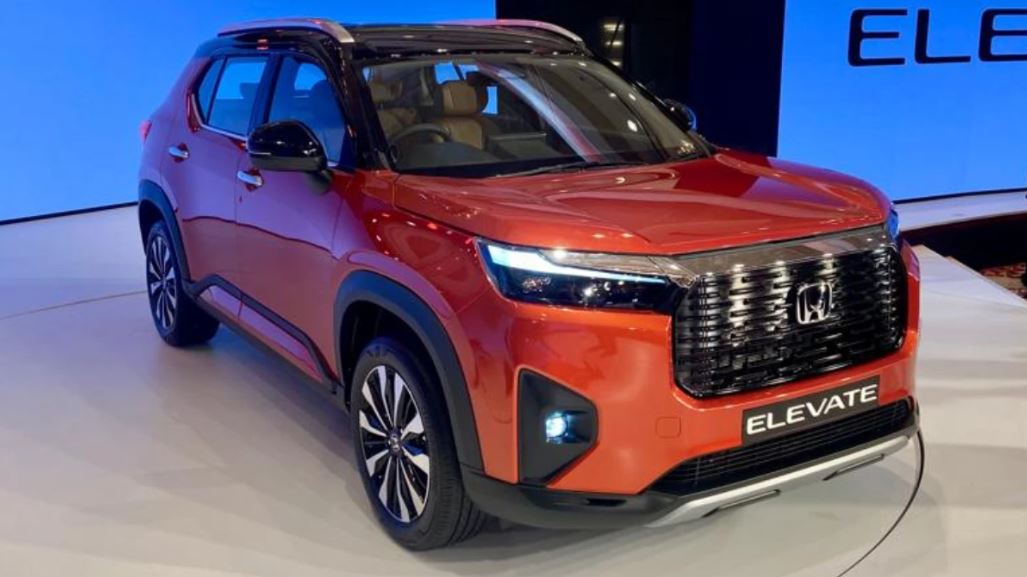 Ngoại hình ô tô Honda Elevate 2023 mang nhiều đường nét vuông vức, nam tính