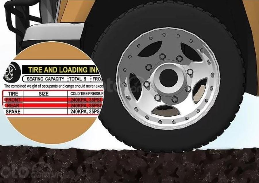 Giảm áp suất ở lốp bánh xe có tác dụng làm lốp mềm hơn và bám đường tốt hơn khi lái xe ô tô đường bùn, lầy