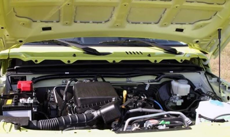 Động cơ của Suzuki Jimny 2023 sẽ được cập nhật với một loại động cơ xăng 1,5 lít I4 VVT mới kết hợp cùng hộp số tự động 4 cấp