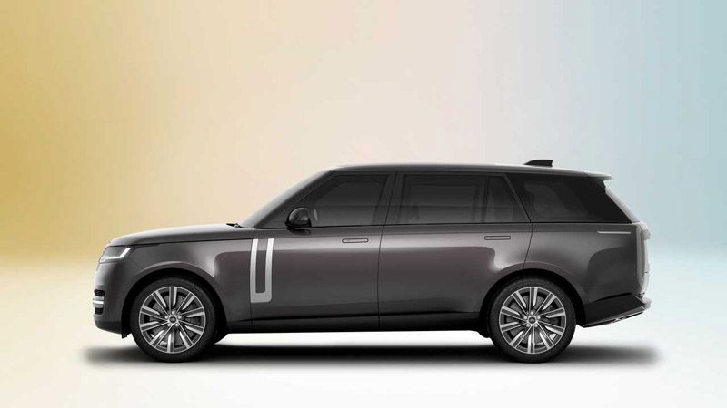 Chiều dài đuôi xe Range Rover 2022 ngắn hơn so với bản cũ