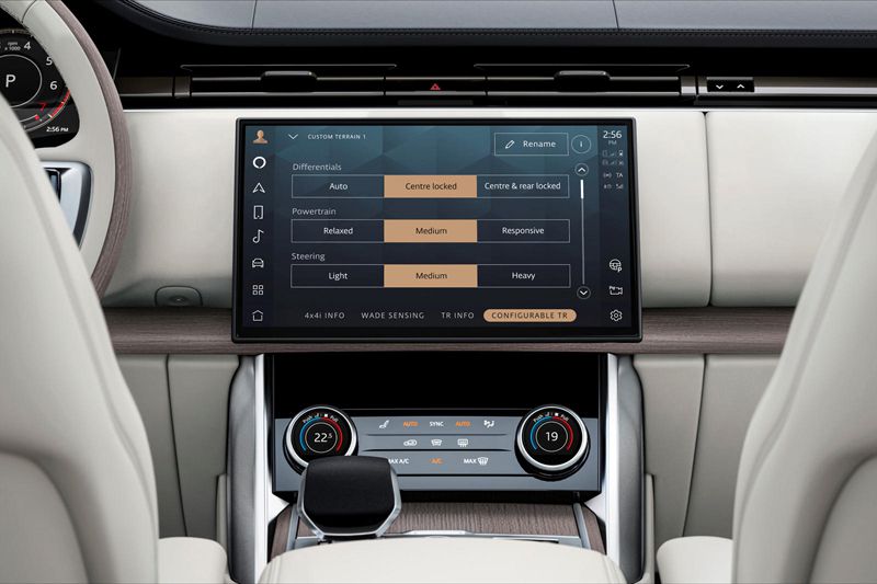Công nghệ Pivi Pro được ứng dụng trên Range Rover 2022
