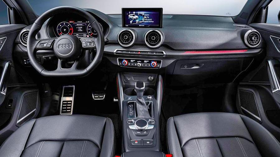Audi Q2 sở hữu khoang nội thất hiện đại, sang trọng, đẳng cấp