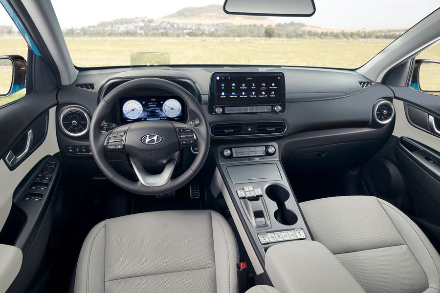 Khoang lái sang trọng của Hyundai Kona 2021