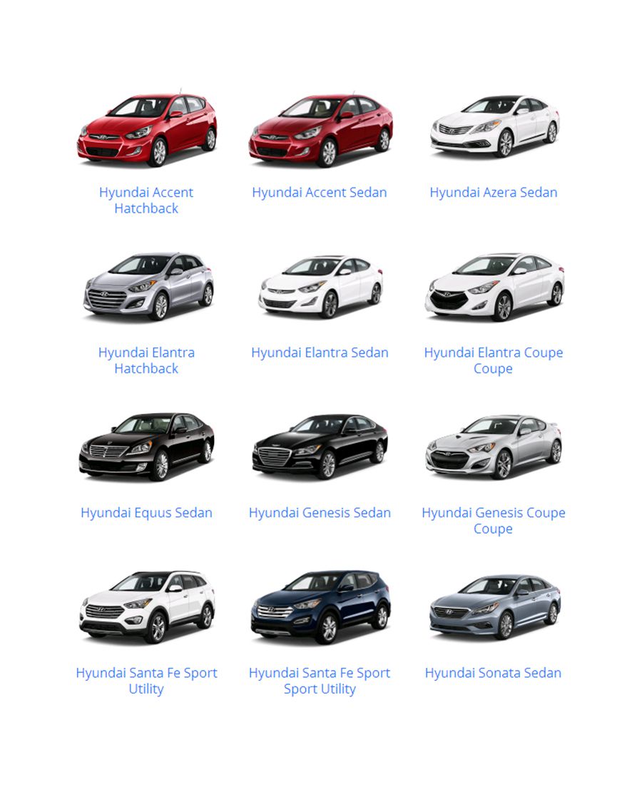 Một số dòng xe ô tô Hyundai được ưa chuộng nhất thị trường Việt