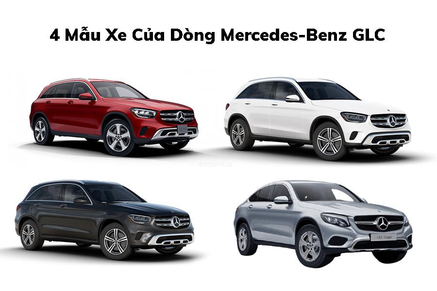 4 mẫu xe của dòng xe Mercedes-Benz GLC